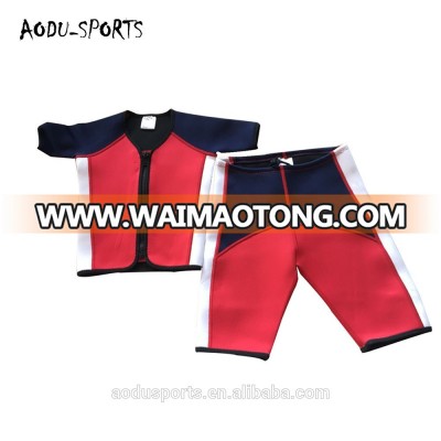 Fashionable kids one set neoprene swimming dry suit kids wetsuits